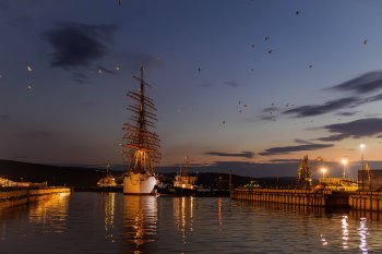 Барк "Седов" в Мурманске.
