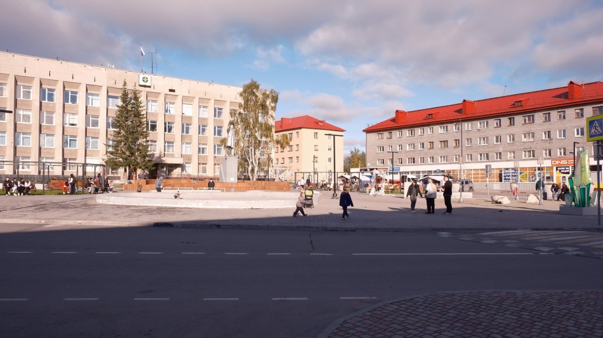 Площадь в Ковдоре