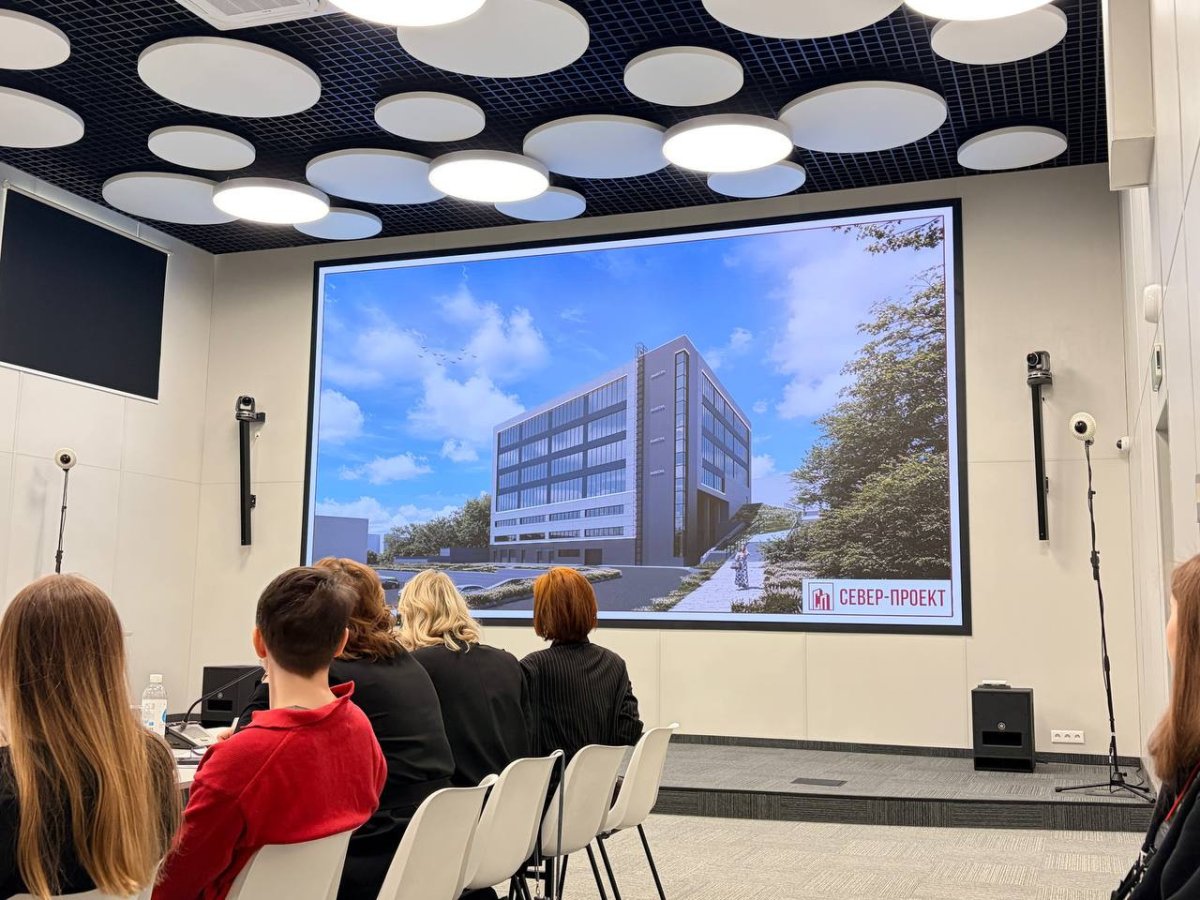 Проект делового центра на Буркова.