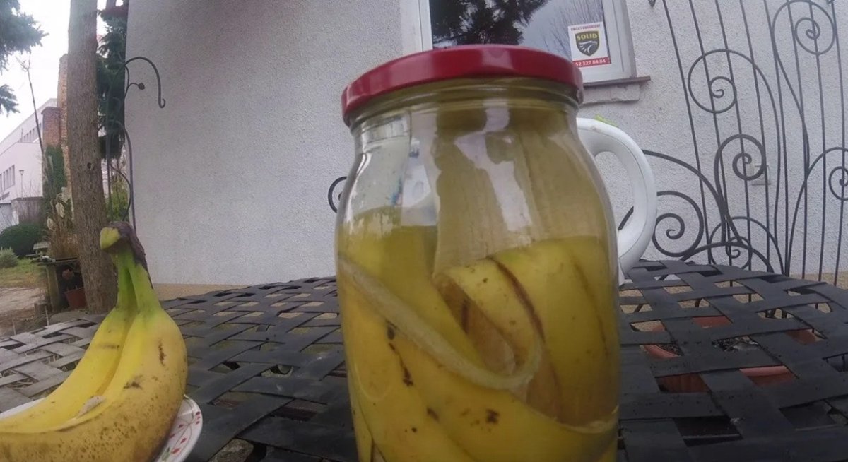 удобрение на банановой кожуре