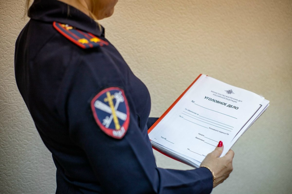 Уголовное дело в полиции.