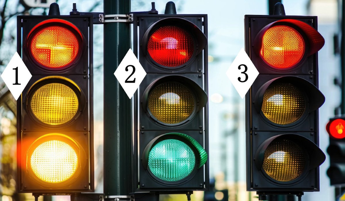 три светофора