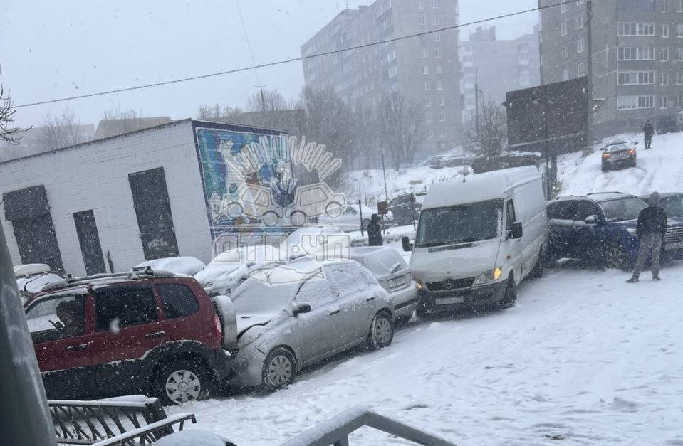 Авария в Мурманске.