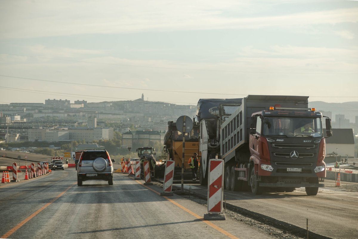 Дорожный ремонт.