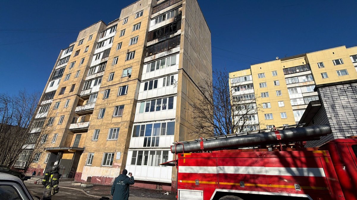 Дом на улице Привокзальной в Мурманске