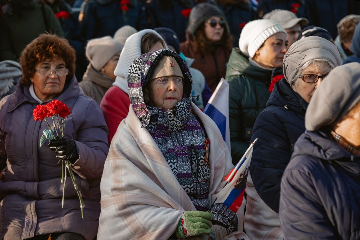 Участники мероприятия в Долине Славы.