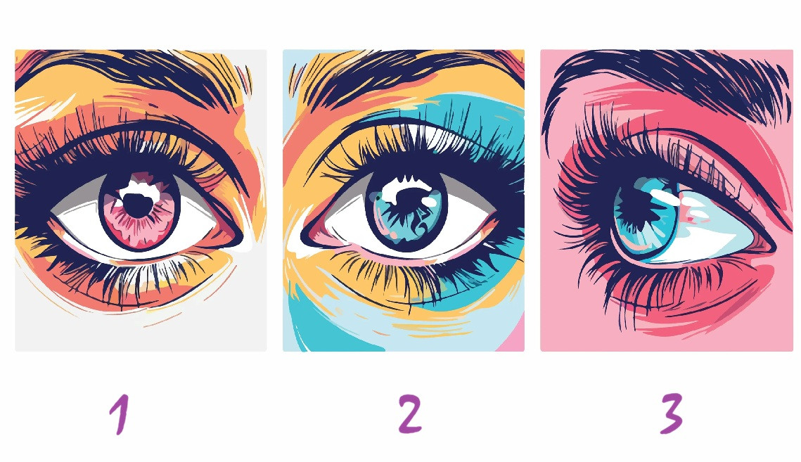 три раскрашенных глаза