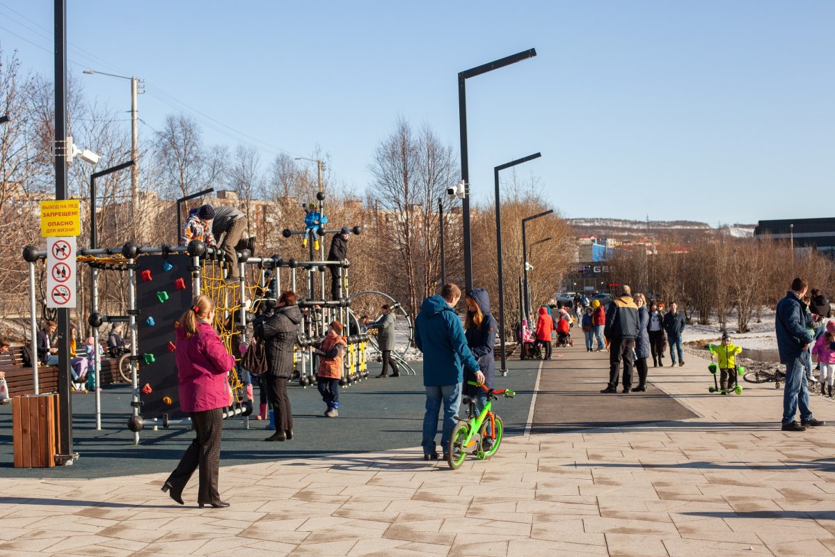 Зона отдыха в Мурманске