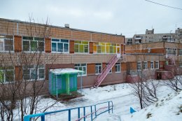 Здание детского сада в Мурманске.