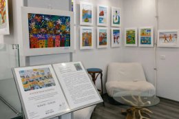 Выставка в Детской художественной школе Мурманска.