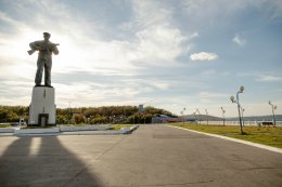 Приморская площадь в Североморске.