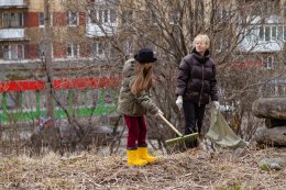 Субботник в Мурманске.