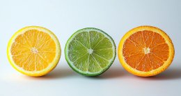 лимон, лайм и апельсин