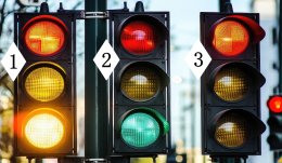 три светофора