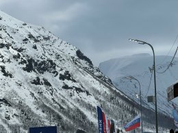 Склон в Кировске.