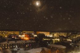 панорамный вид на микрорайон Больничный городок в Мурманске