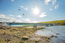 Мост через реку Тулома.