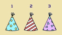 три праздничных колпака