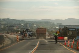 Ремонт дороги в Мурманской области