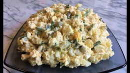 салат, заправленный майонезом