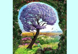 оптическая иллюзия с пейзажем