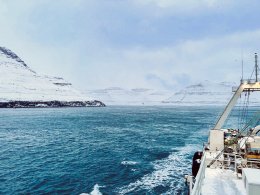 Судно на промысле в Норвежском море