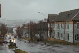Деревянные дома в Мурманске