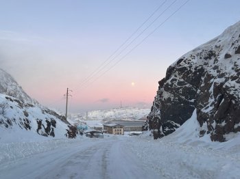 Въезд в Териберку