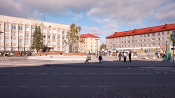 Площадь в Ковдоре