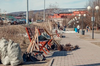 Субботник в Мурманске.