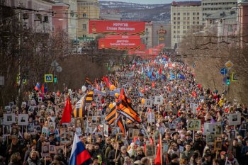 Парад Победы в Мурманске.