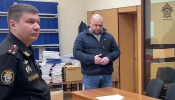 Андрей Кузнецов в зале суда.