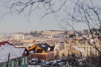 панорамный вид на Мурманск