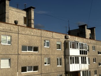 Крыша дома в Мурманске