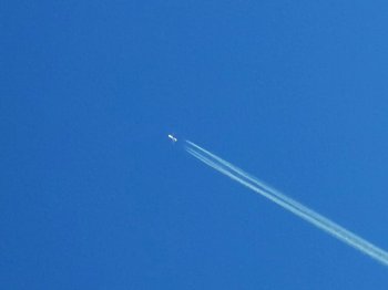 Самолёт в небе