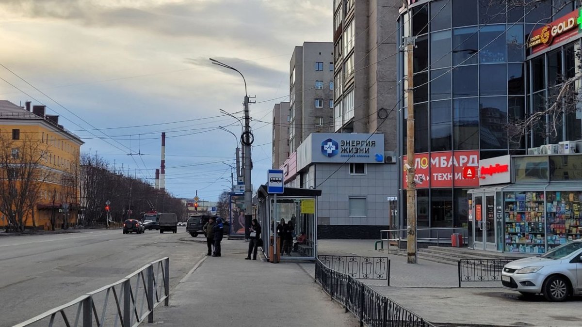 Улицы Мурманска весной