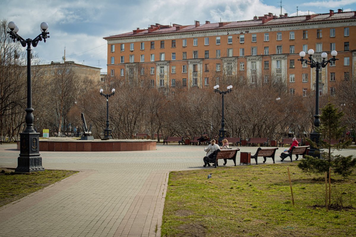 Центр Мурманска.