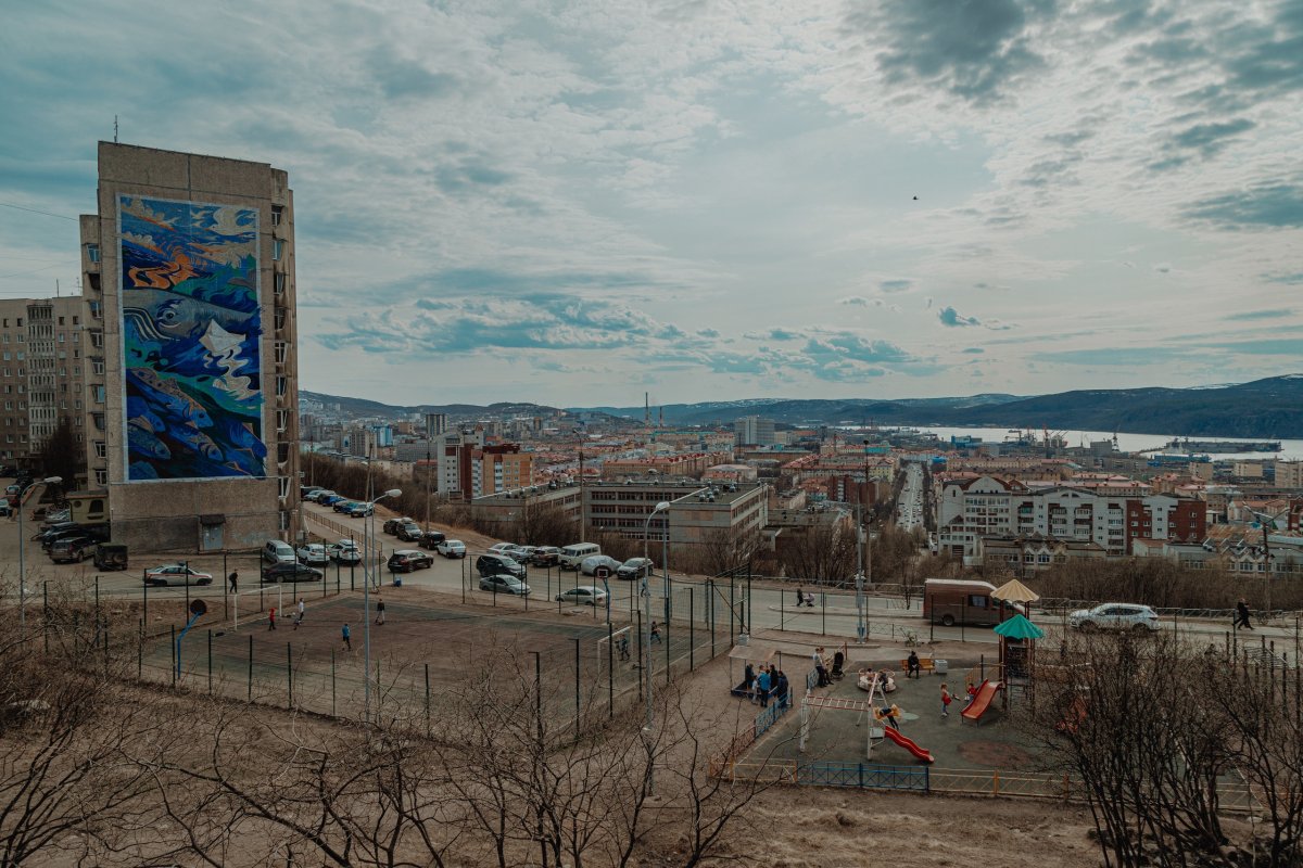 Вид на Мурманск