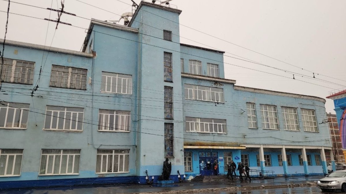 Мурманский рыбопромышленный колледж им. Месяцева весной