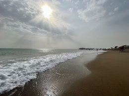 Берег моря.