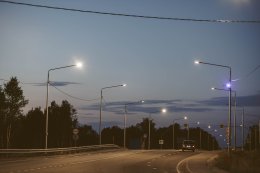 Дорога рядом с Мурманском.