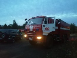 Пожарная машина в Мурманской области
