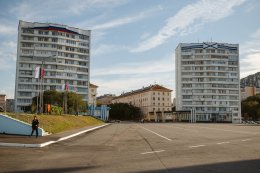 Площадь в Североморске.