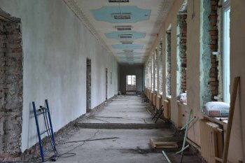 Ремонт в школе.