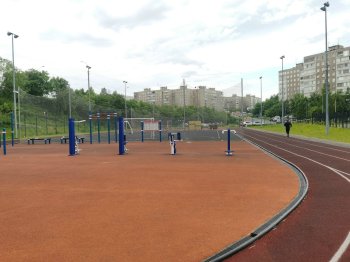 Спортплощадка в Мурманске.