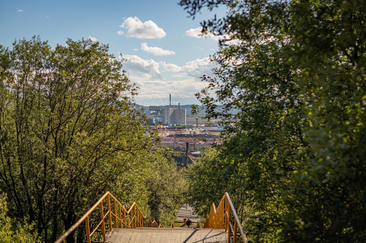 вид на Мурманск