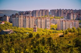 Вид на Мурманск.