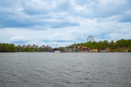 Семёновское озеро в Мурманске.
