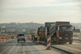 РЕмонт дороги в Мурманской области