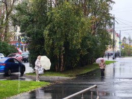 Дождливая погода в Мурманске
